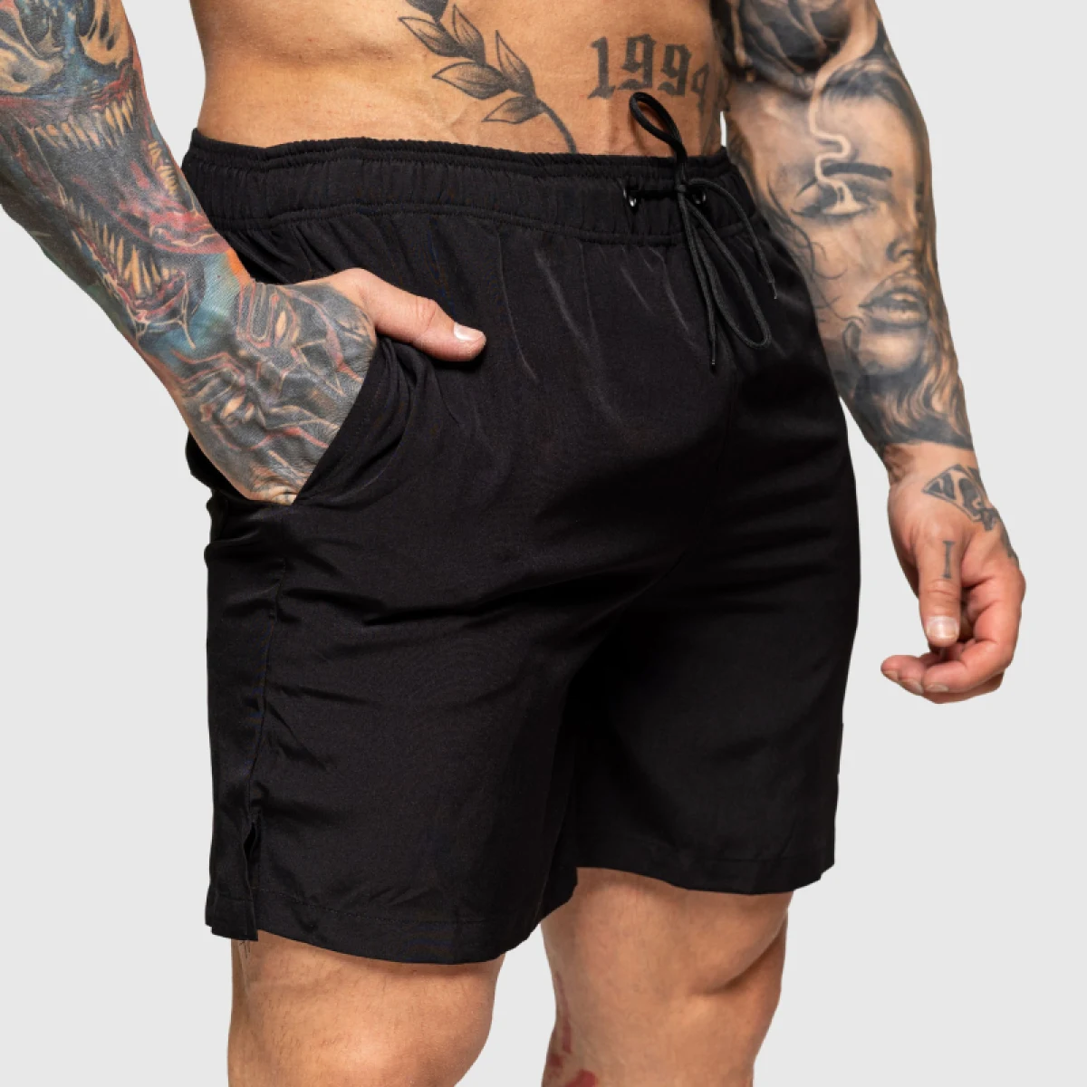 Férfi úszóshort Iron Aesthetics Boardwalk, fekete · záber 5