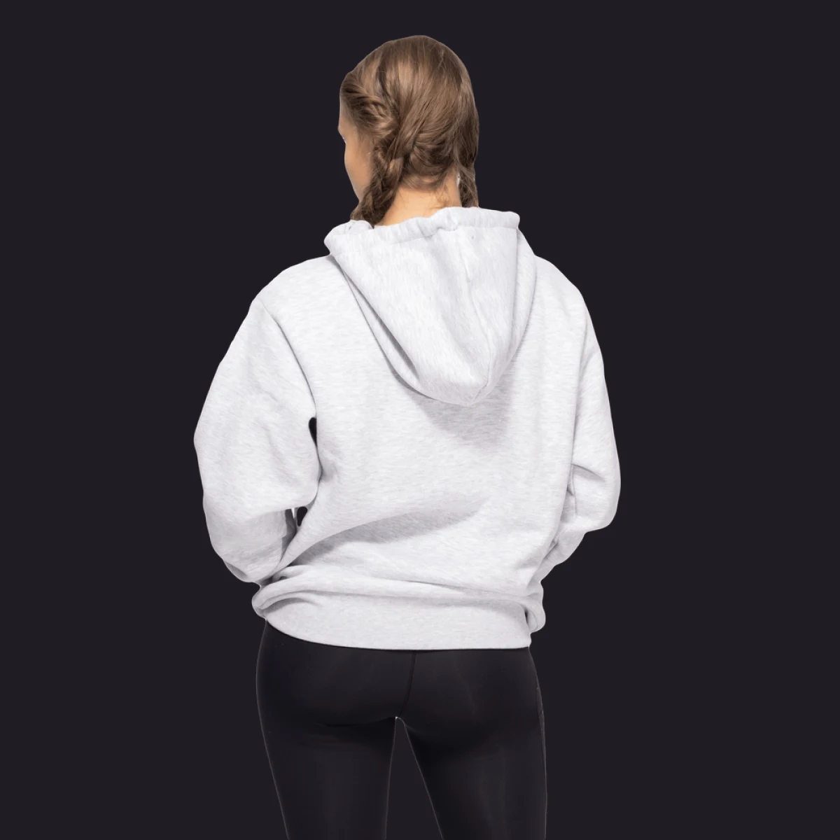 Better Bodies Hoodie Logo Light Grey Melange - Méret: L | Vek: Felnőtt | Tömeg: 0,64 g · záber 2