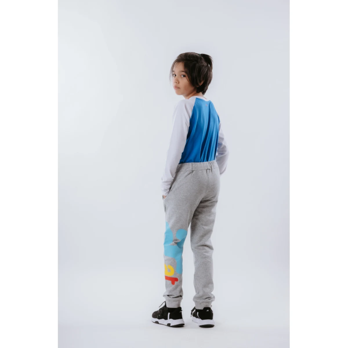 Fiú hosszú ujjú póló AUTHORITY KIDS T-EAT-blue · záber 5