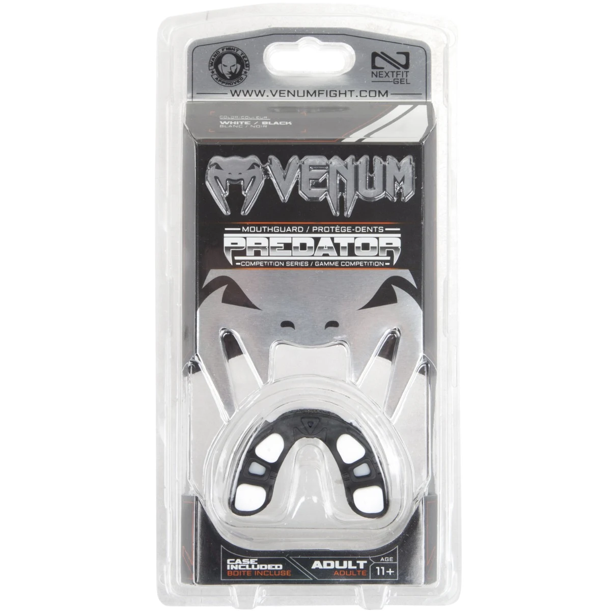 Venum Mouthguard Predator Black/White · záber 1