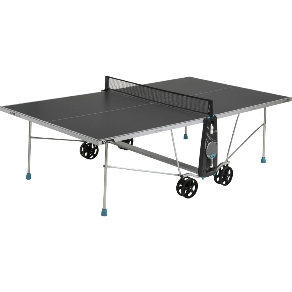 Cornilleau 100X kültéri pingpong asztal szürke · záber 1
