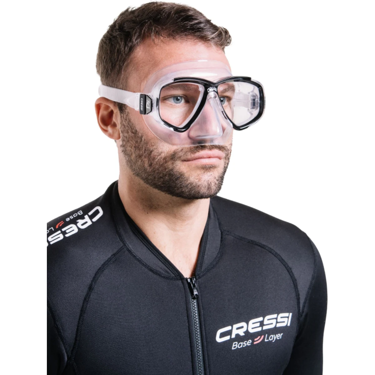 Búvármaszk CRESSI PERLA MASK CLEAR BLACK · záber 3