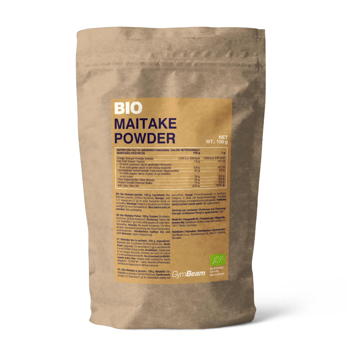 GymBeam Bio Maitake powder · záber 1