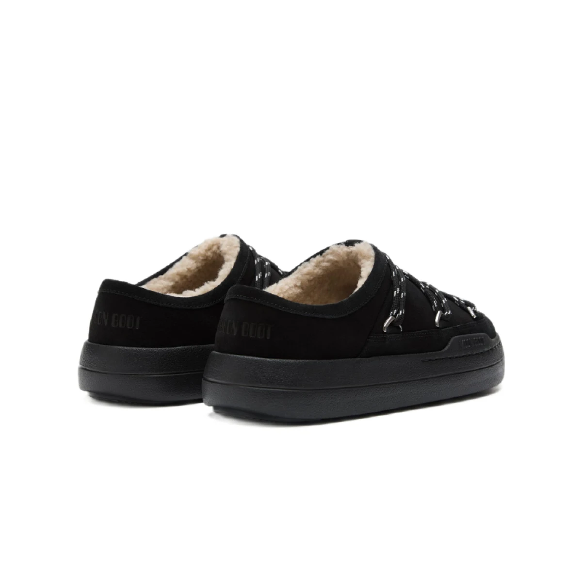 Alacsony téli cipők MOON BOOT MB PARK SLIPPER-N001 BLACK · záber 2
