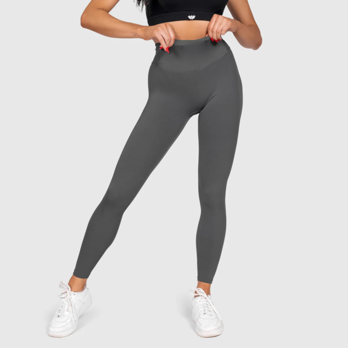 Magasderekú leggings Iron Aesthetics Adapt, szürke · záber 2