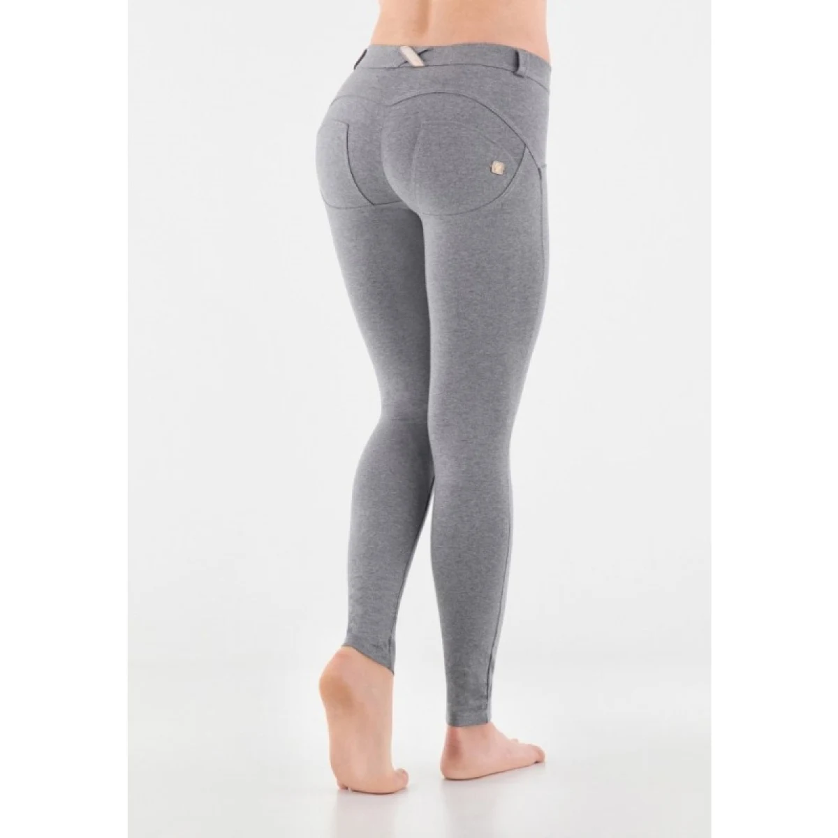 Női jeggings nadrág FREDDY WR.UP® skinny push up organic cotton trousers with regular waist-Blue · záber 3