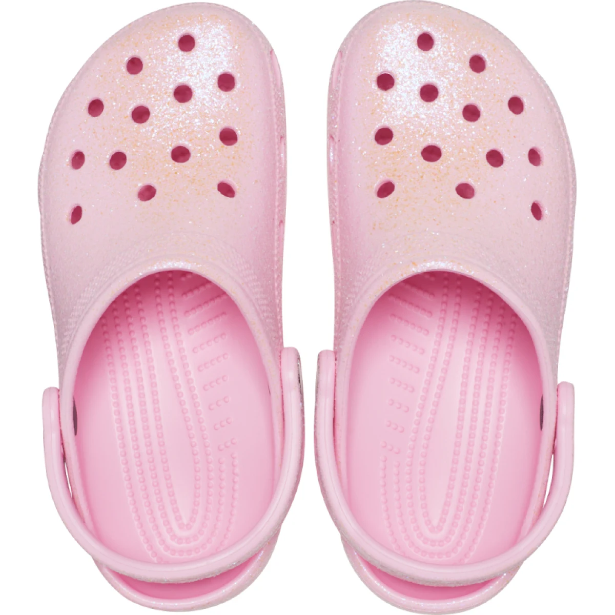 Kroksik (rekreációs cipő) CROCS Classic Glitter Clog flamingo · záber 4