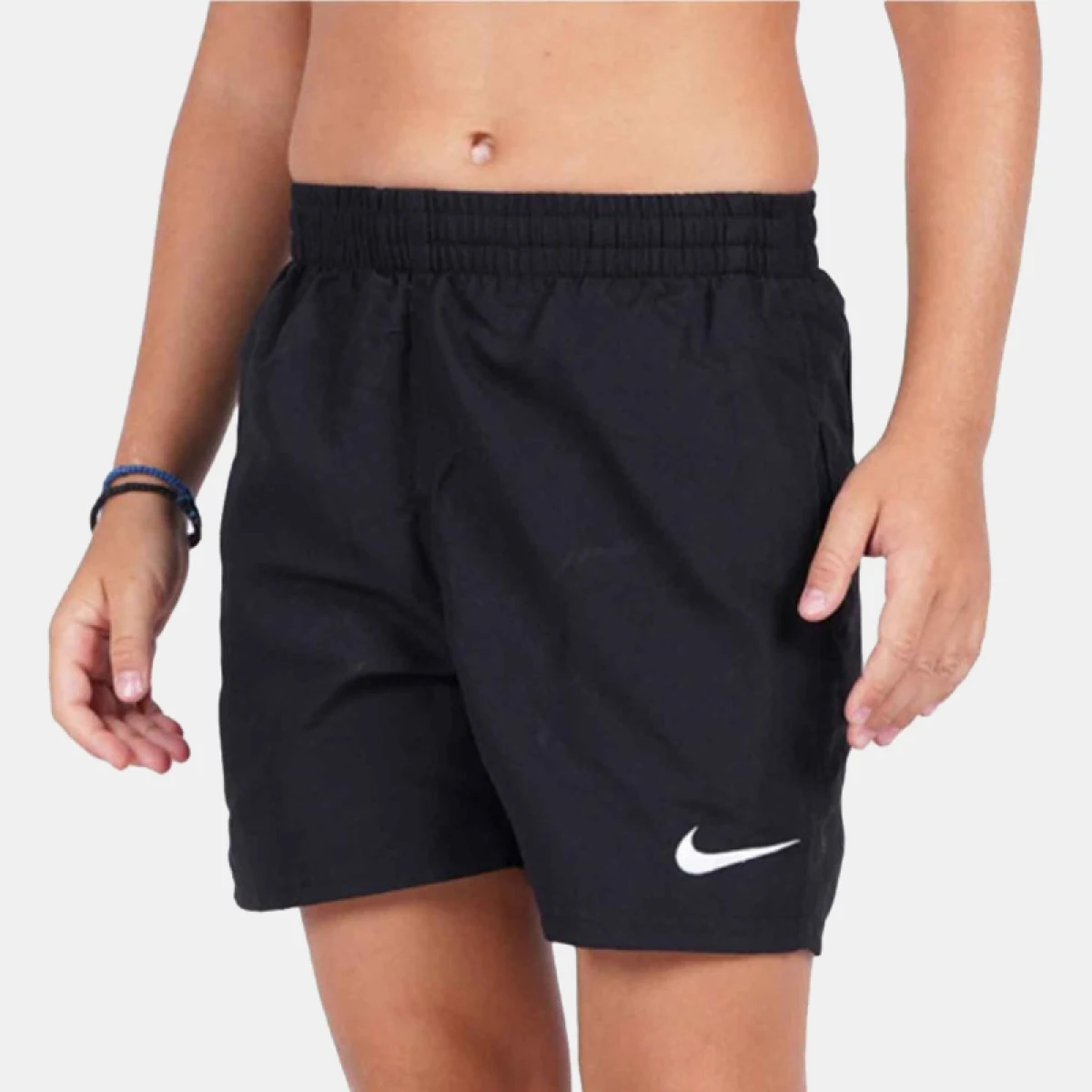 Fiú úszónadrágok NIKE SWIM 4 inch VOLLEY SHORT BLACK-BLACK · záber 3