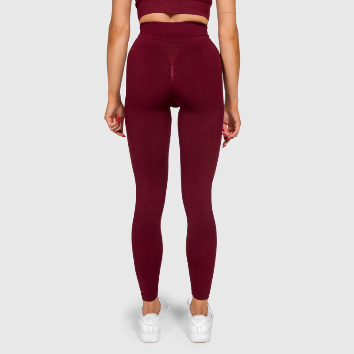 Sportleggings Iron Aesthetics Inspire, bordó · záber 3