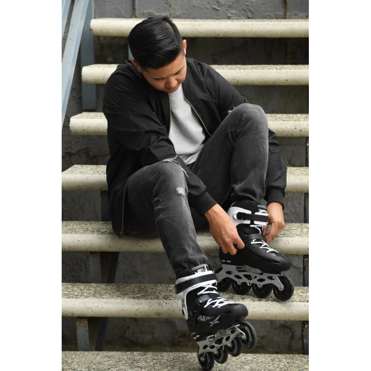 Görkorcsolyák FILA SKATES HOUDINI PRO BLACK WHITE · záber 5