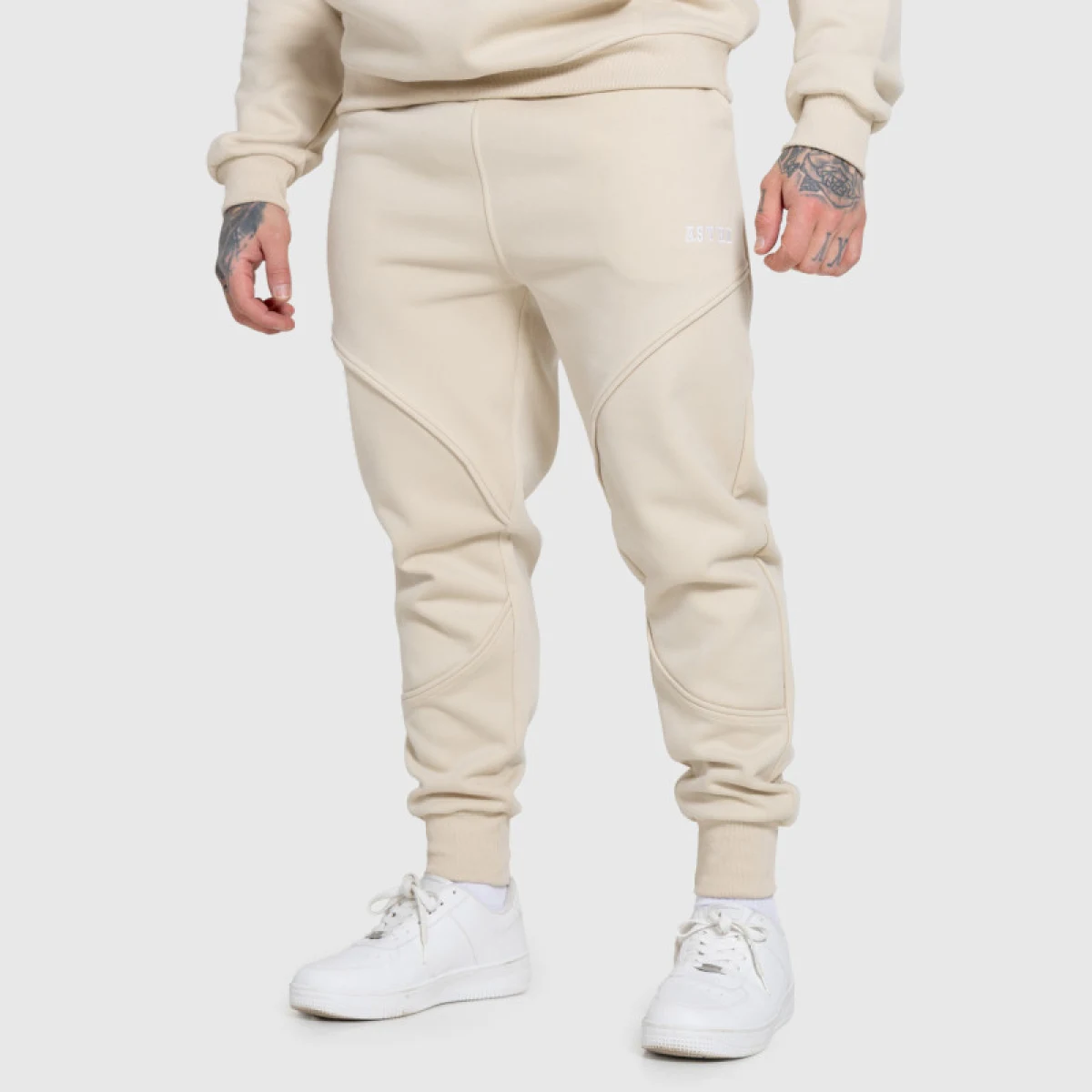 Férfi melegítőnadrág Iron Aesthetics ASTHX, bézs · záber 1