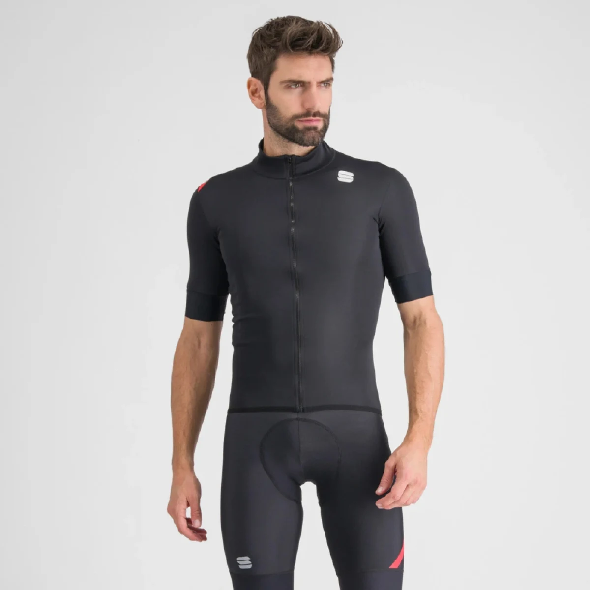 Férfi kerékpáros dzseki SPORTFUL Fiandre light no rain jacket s, black · záber 2