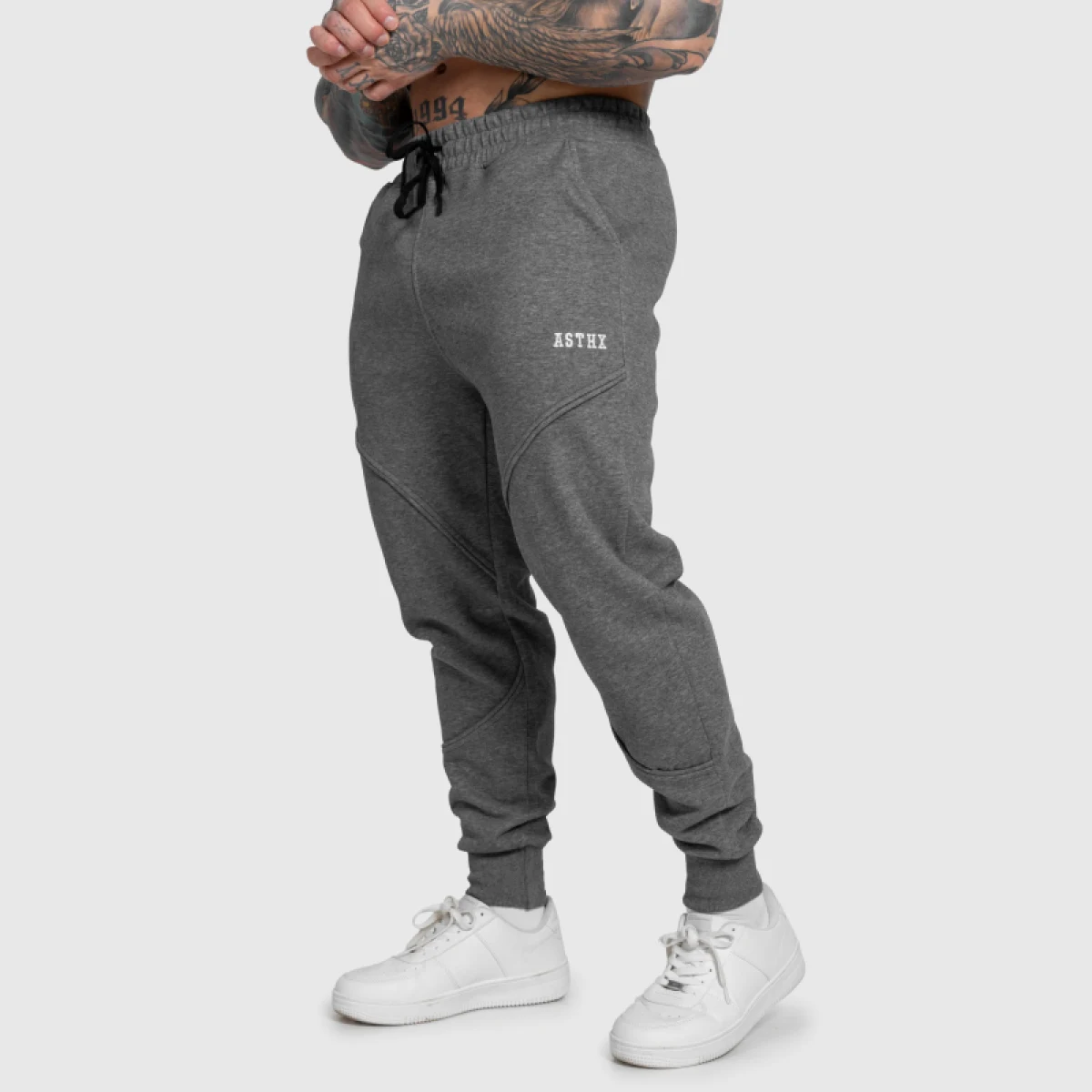 Férfi melegítőnadrág Iron Aesthetics ASTHX, szürke · záber 2
