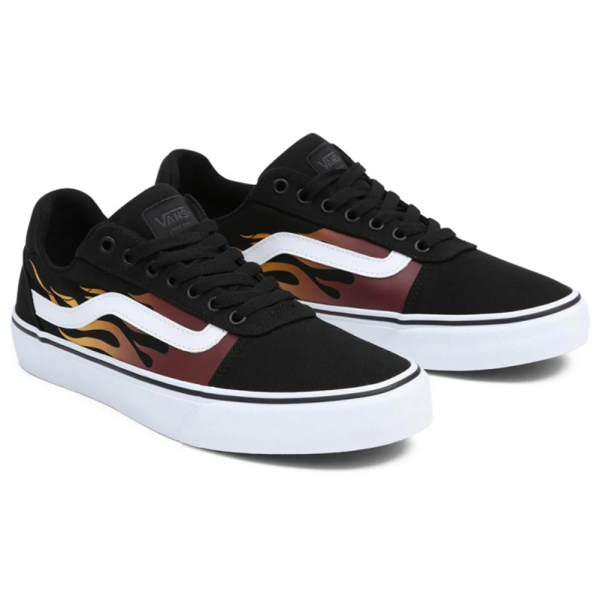 Férfi szabadidőcipő VANS MN Ward Deluxe faded flame black white · záber 5
