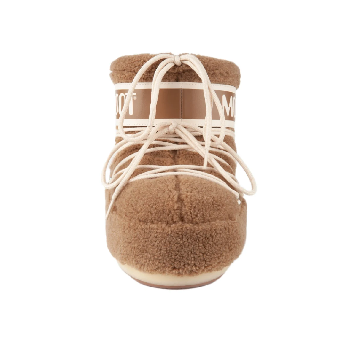 Alacsony téli cipők MOON BOOT MB ICON LOW FLEECE-M047 CAMEL · záber 2