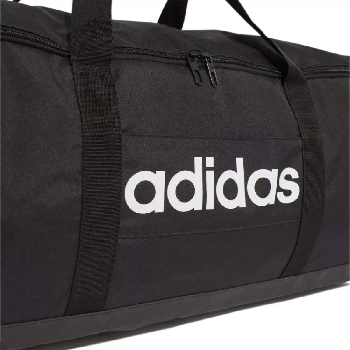 Utazótáska ADIDAS LINEAR DUFFEL L BLACK WHITE · záber 10