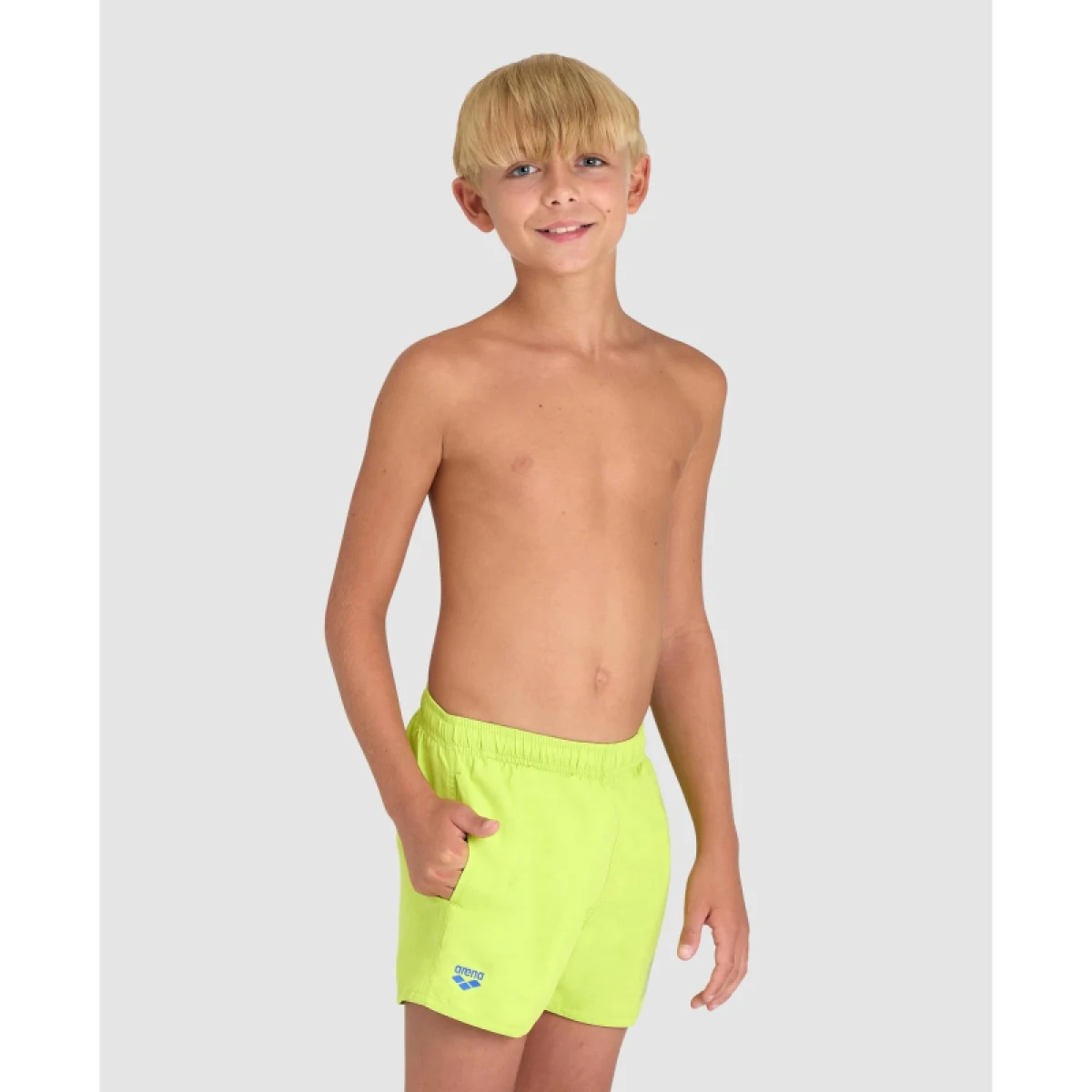 Junior fürdőruhák ARENA BOYS BEACH SHORT LOGO R Green · záber 2