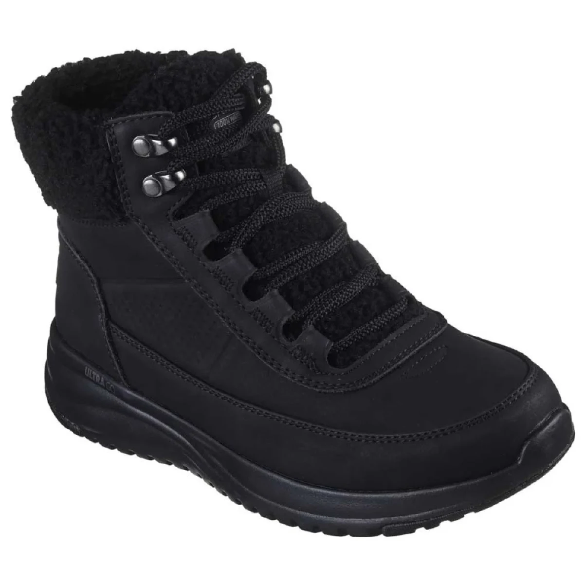 Női bokacsizmák télen SKECHERS Stellar Alpine Adventure WP W black black · záber 2
