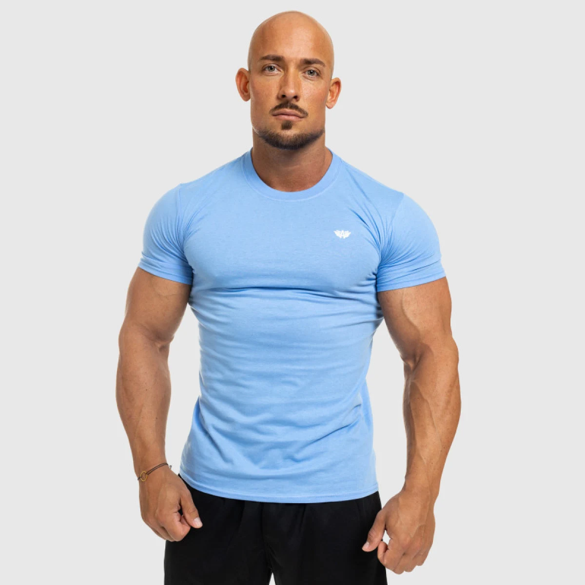 Férfi fitness póló Iron Aesthetics Standard, kék · záber 5
