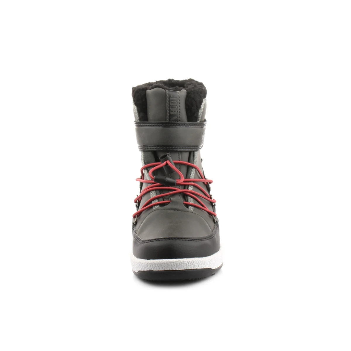 Fiú magas téli cipők MOON BOOT JR BOY BOOT, 002 black castlerock · záber 4