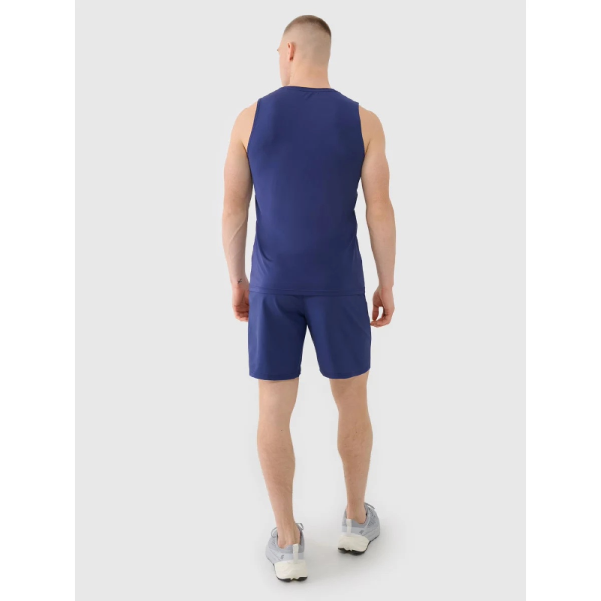 Férfi edzőnadrágok 4F SHORTS FNK M0912-30S-DARK BLUE · záber 5
