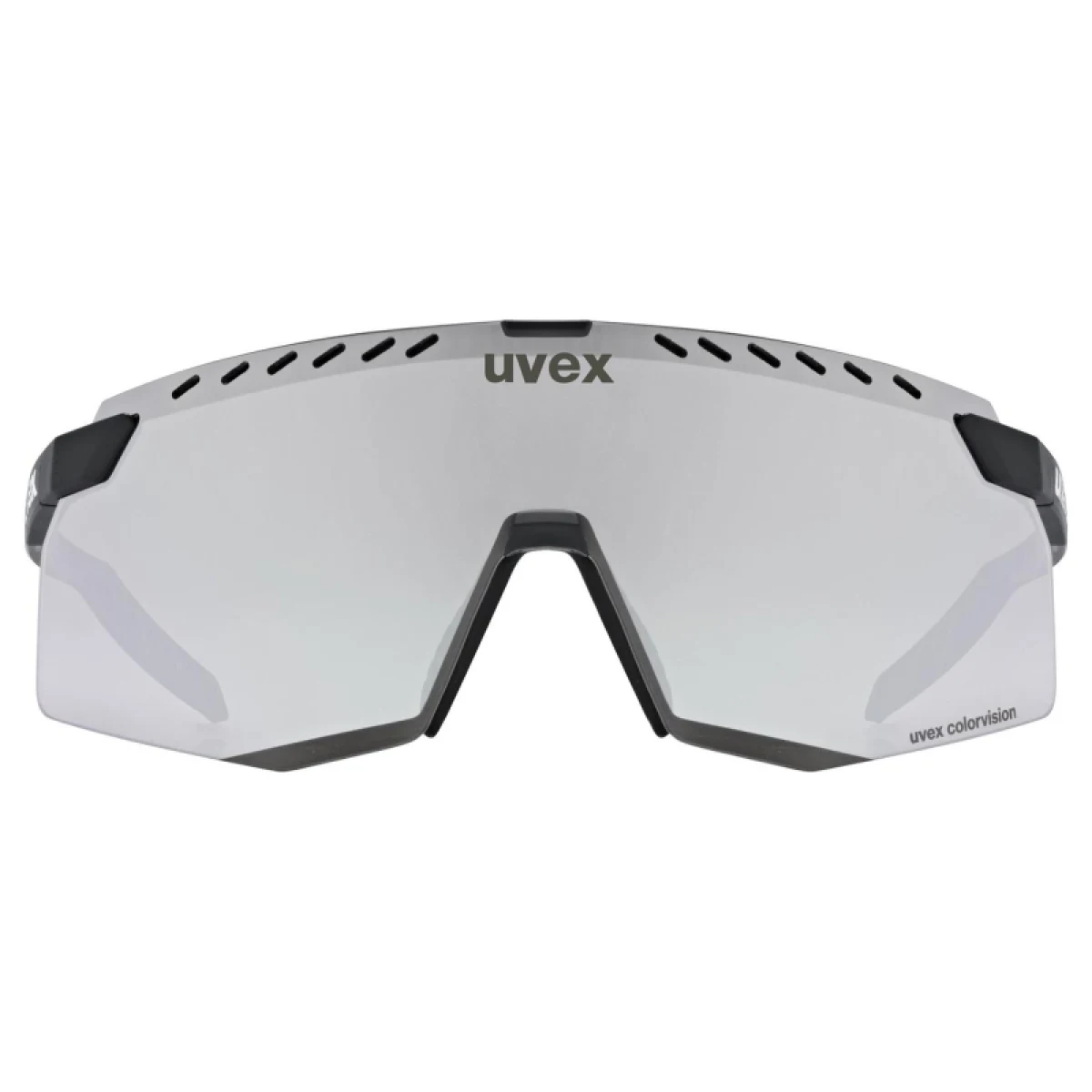 Kerékpáros napszemüvegek UVEX brýle Pace Stage CV black matt mir. silver · záber 3