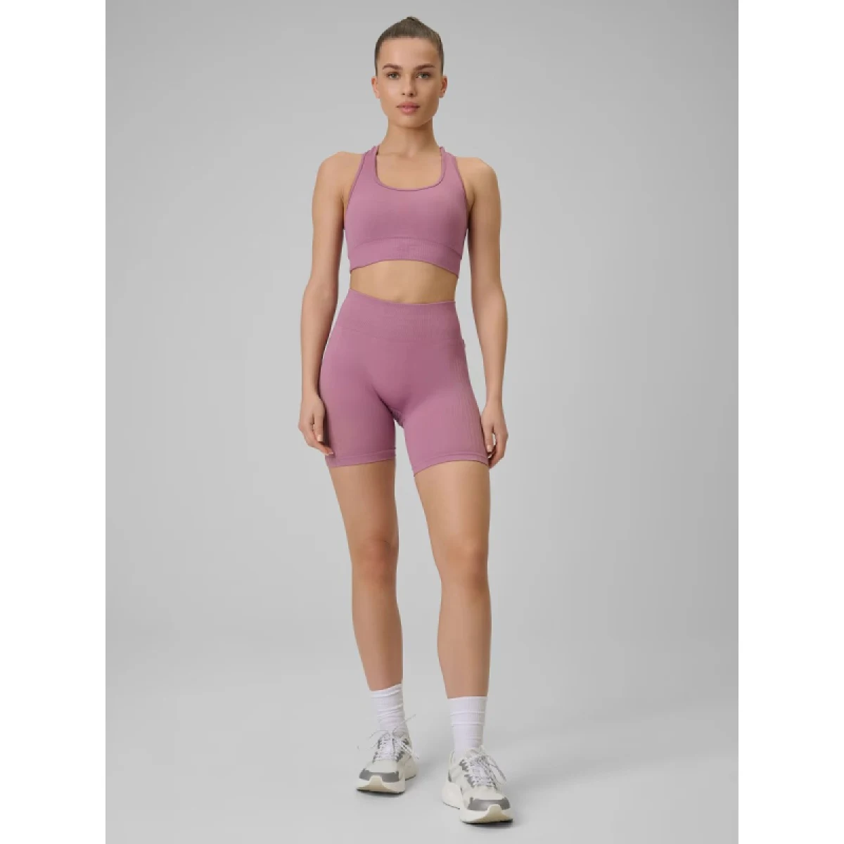 Női edzőnadrágok 4F SHORT TIGHTS FNK F087-63S-CORAL · záber 4