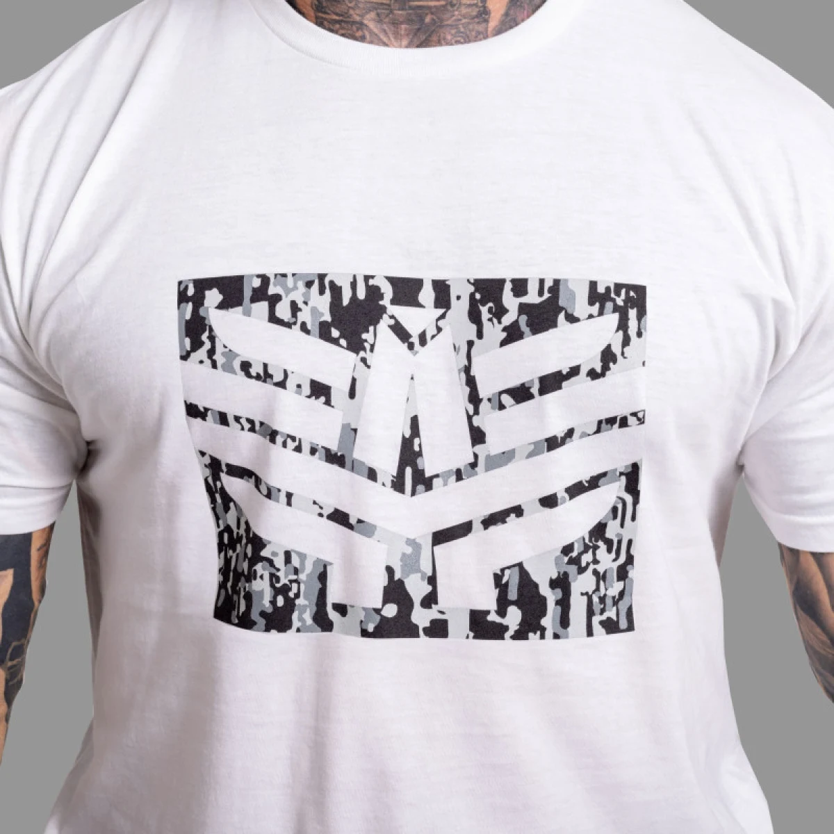 Férfi póló Iron Aesthetics Tactical, fehér · záber 2