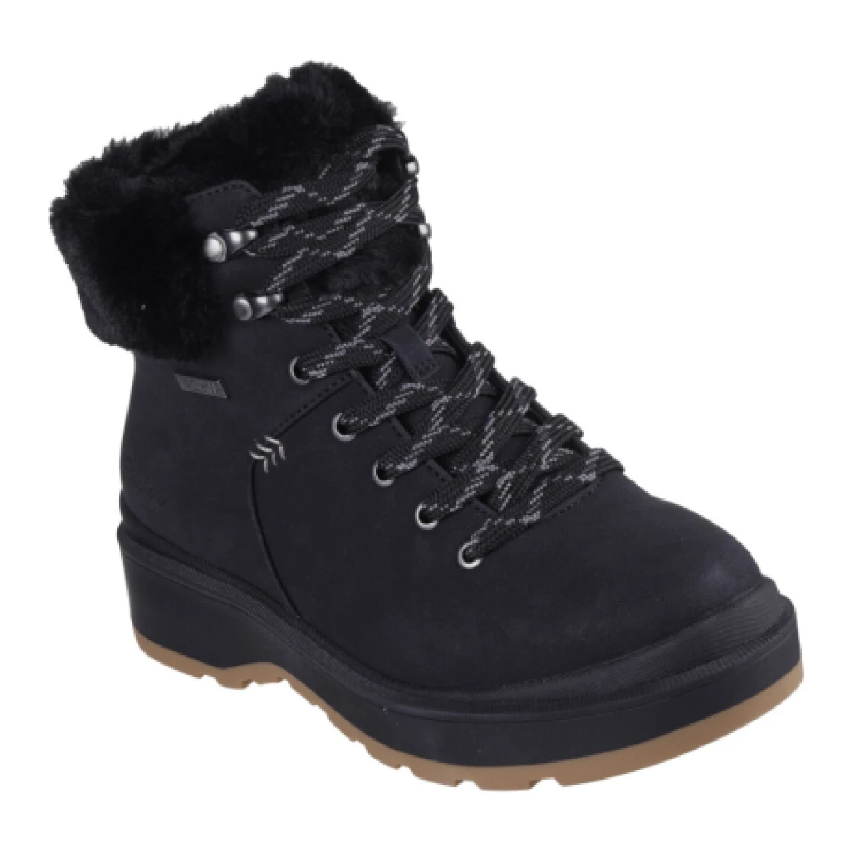 Női bokacsizmák télen SKECHERS Park City black black · záber 1