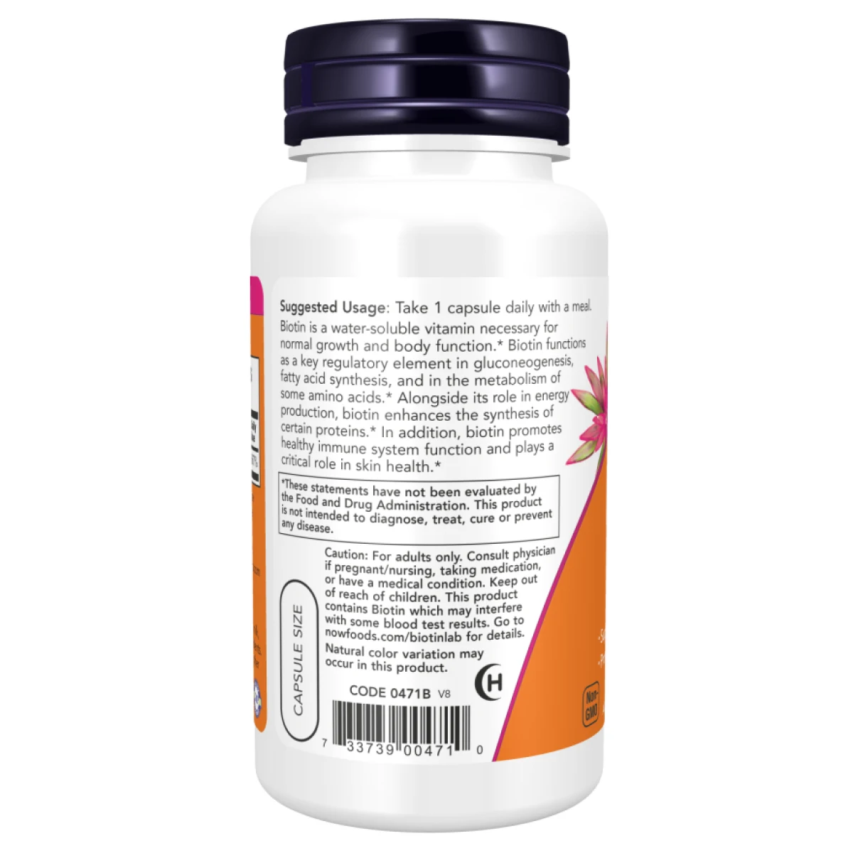 Biotin 5000 mcg - 60 Veg Capsules · záber 4