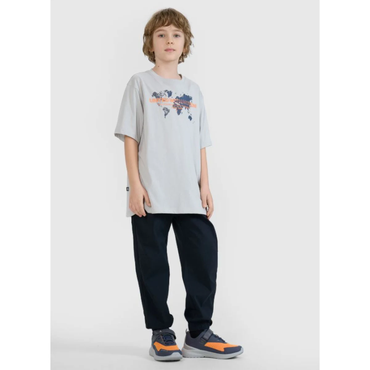 Fiú póló rövid ujjú 4F JUNIOR TSHIRT M1880-27S-COLD LIGHT GREY · záber 4