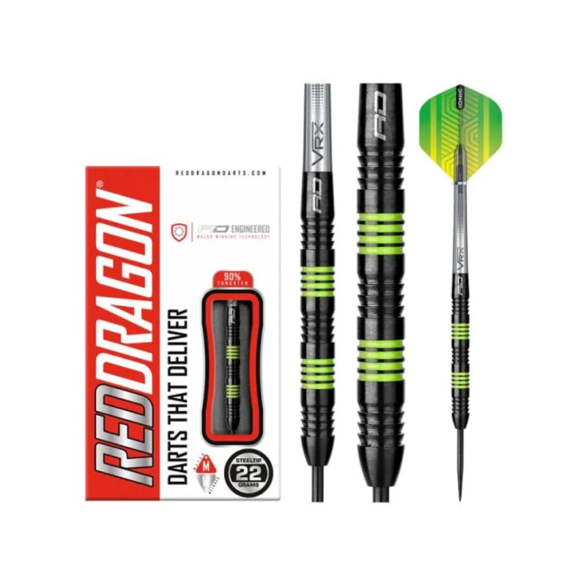 Dart szett Red Dragon steel Freestyle 22g gravírozott · záber 8