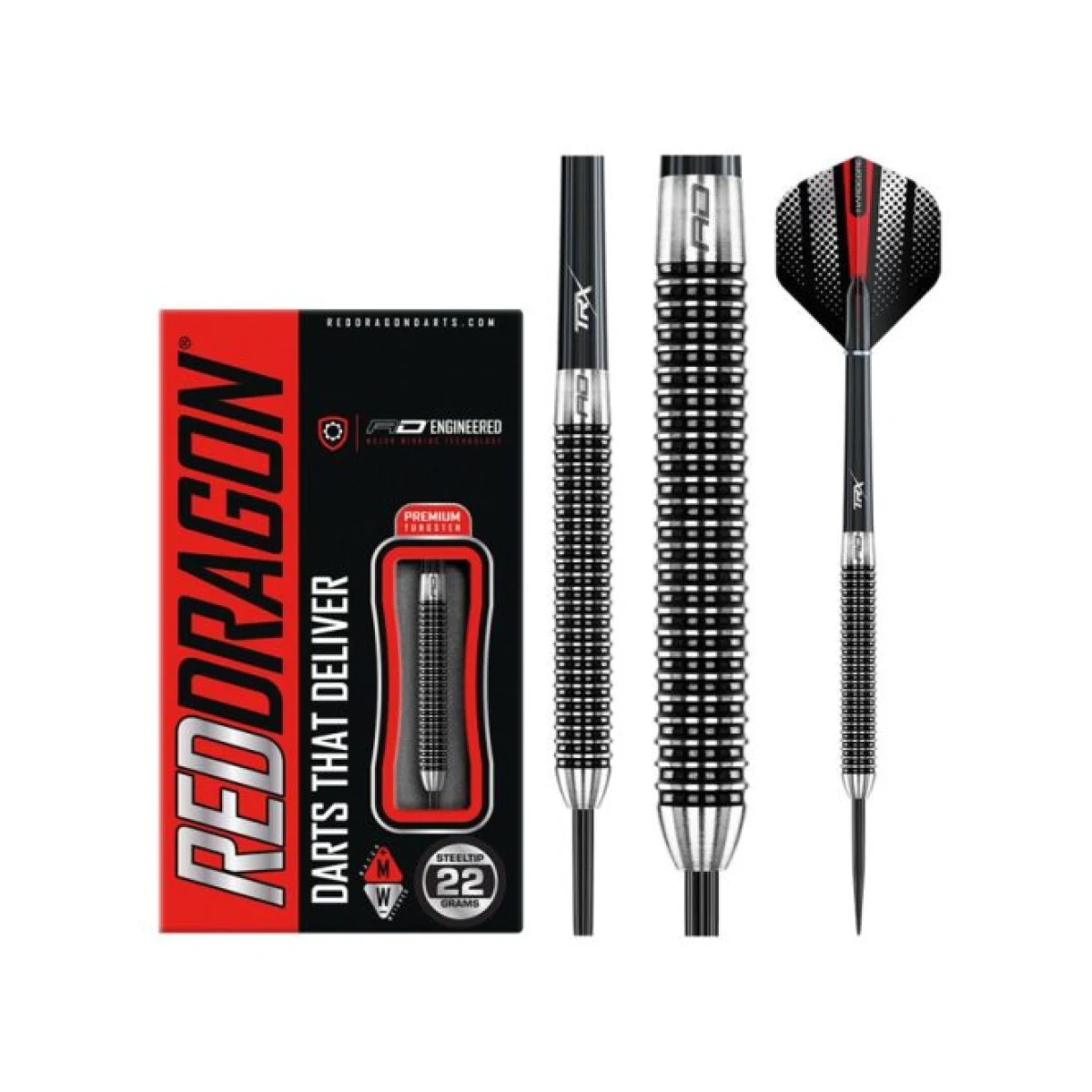 Dart szett Red Dragon steel Swingfire 1., 25g gravírozott · záber 2