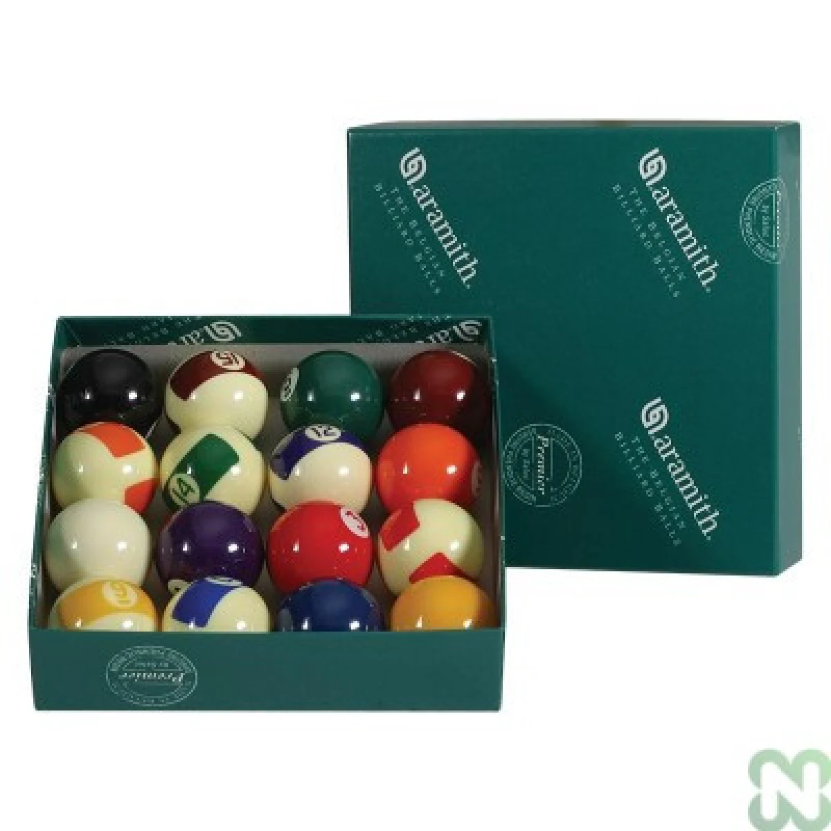 golyókészlet pool Aramith Continental 38mm (phenol) · záber 1