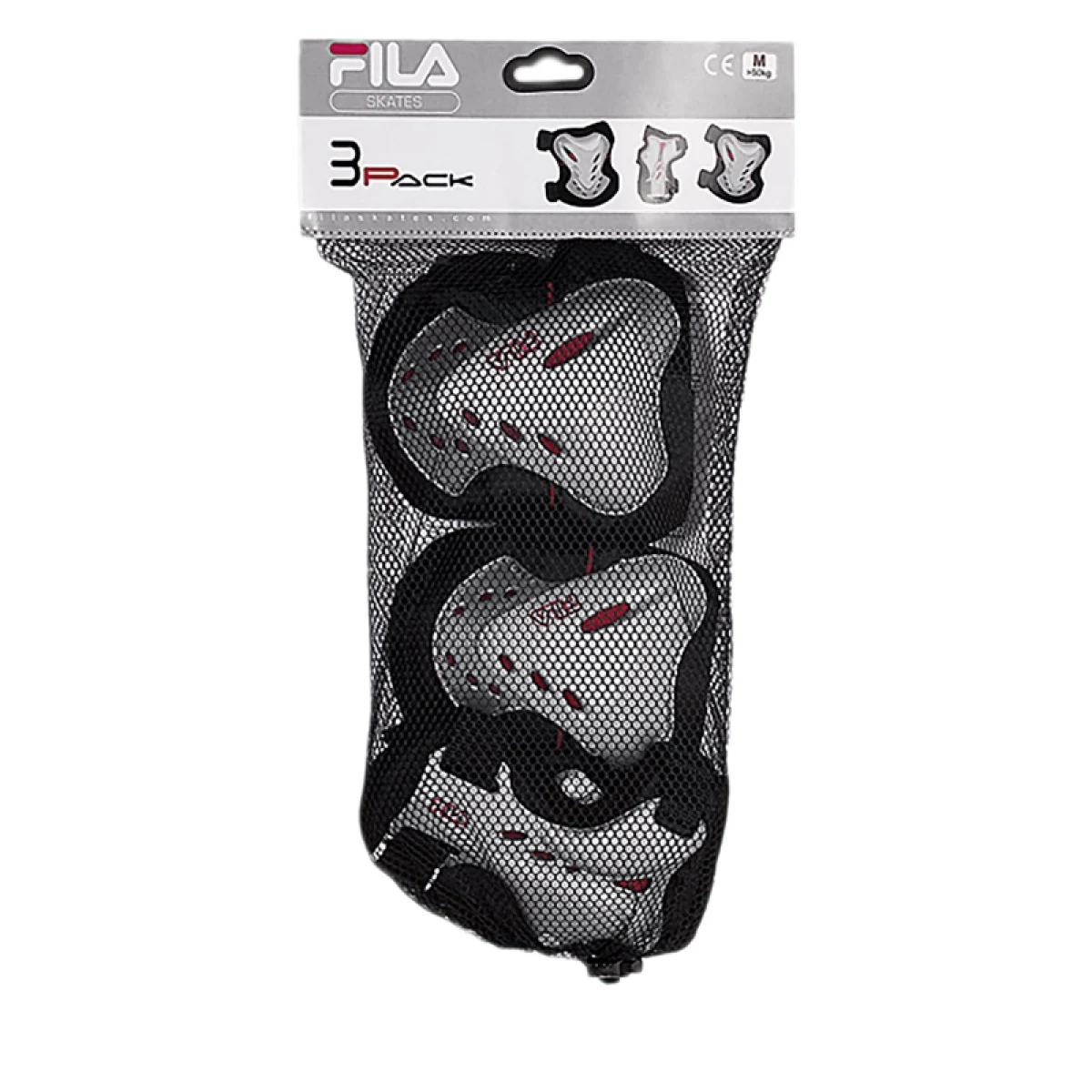 Női korcsolyavédők FILA SKATES FILA FP LADY GEARS SIL BLK MAG · záber 2