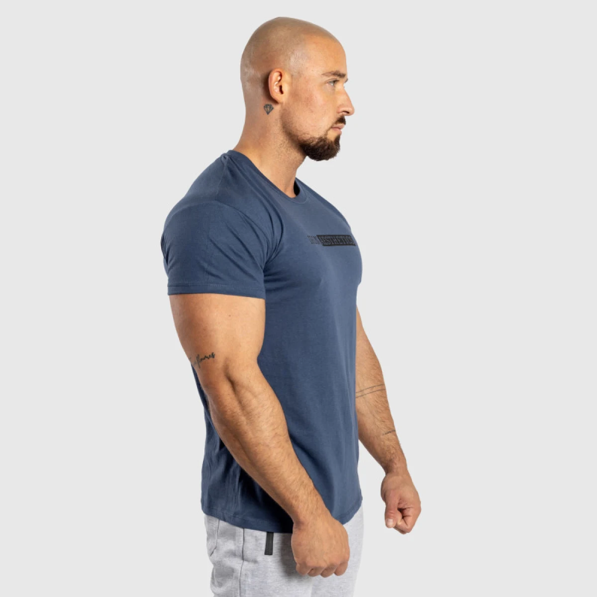 Férfi fitness póló Iron Aesthetics Gym, kék · záber 3