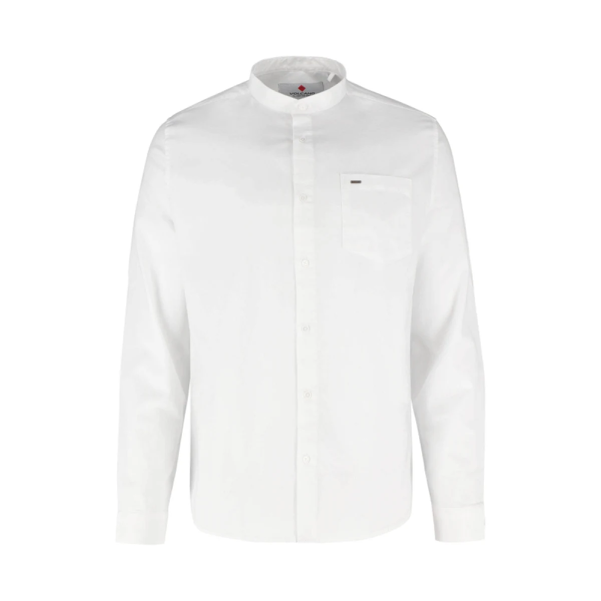 Férfi hosszú ujjú ing VOLCANO LANGE 100-WHITE · záber 5