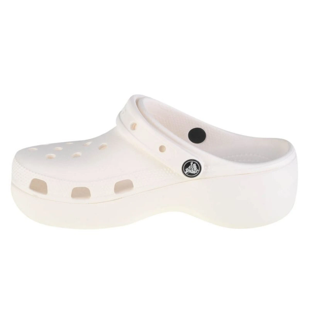 Női krokszi (szabadidő lábbeli) CROCS Classic Platform Clog W white · záber 3