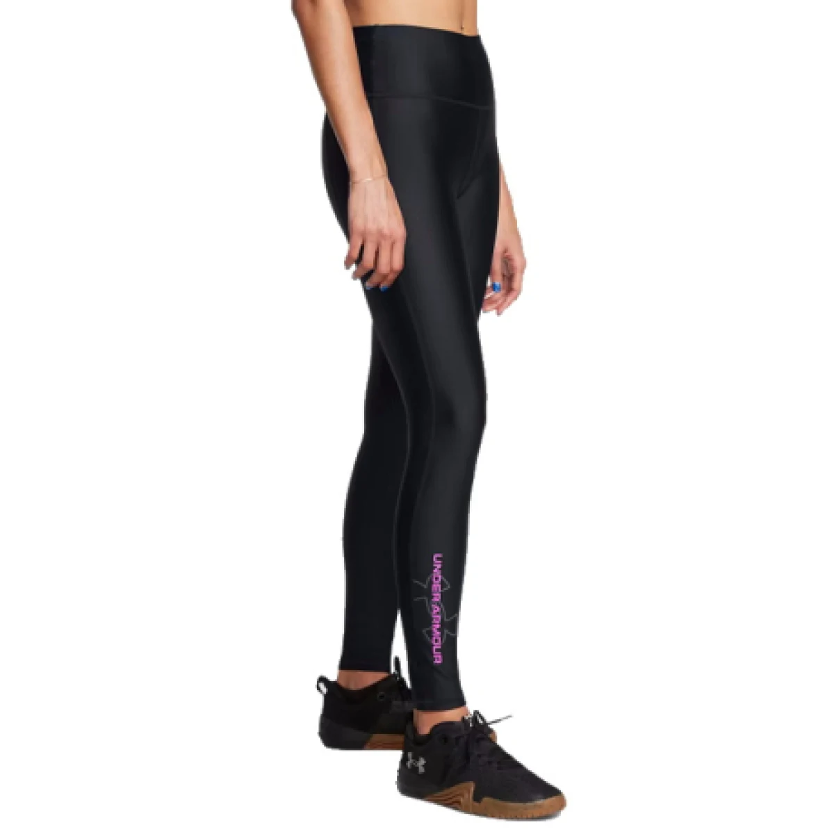 Női leggings UNDER ARMOUR Tech Branded Legging-BLK · záber 1