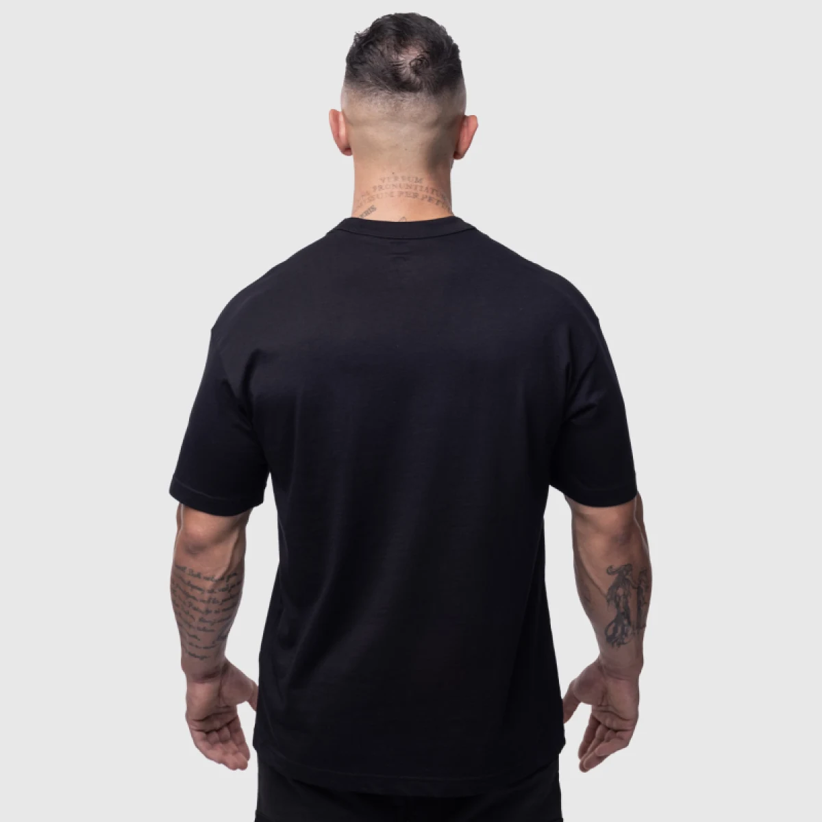 Oversize póló Iron Aesthetics Vibe Tee, fekete · záber 5
