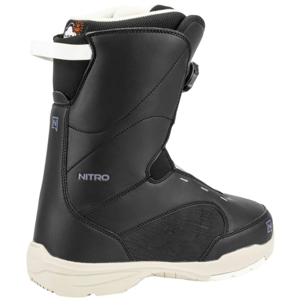 Női snowboard cipő NITRO Boty Flora Boa Black · záber 2