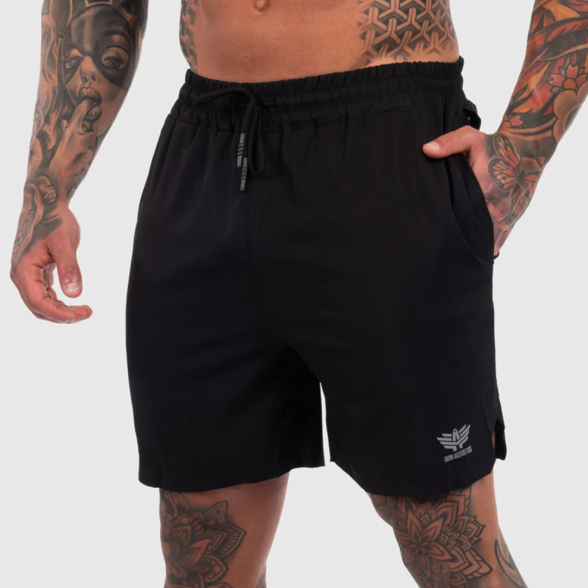 Sportos short Iron Aesthetics Flashlight, fekete · záber 5