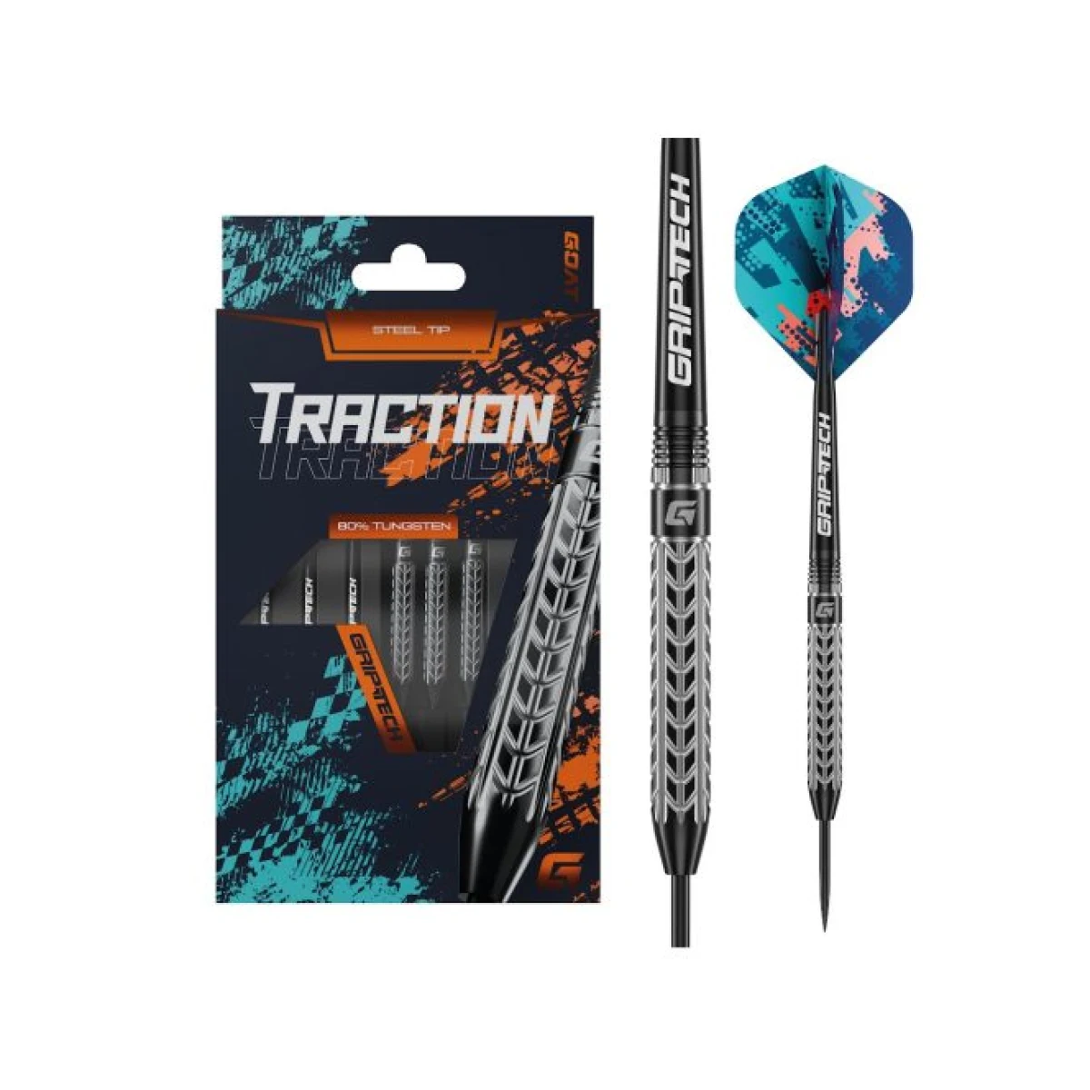 Darts szett GOAT steel Traction 22g 80% · záber 2