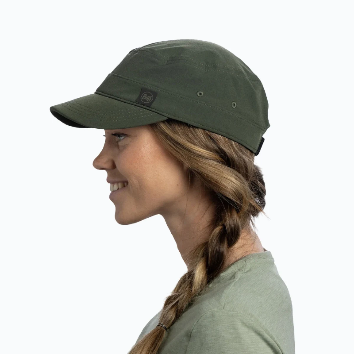 Sapka BUFF MILITARY CAP SOLID KHAKI · záber 5