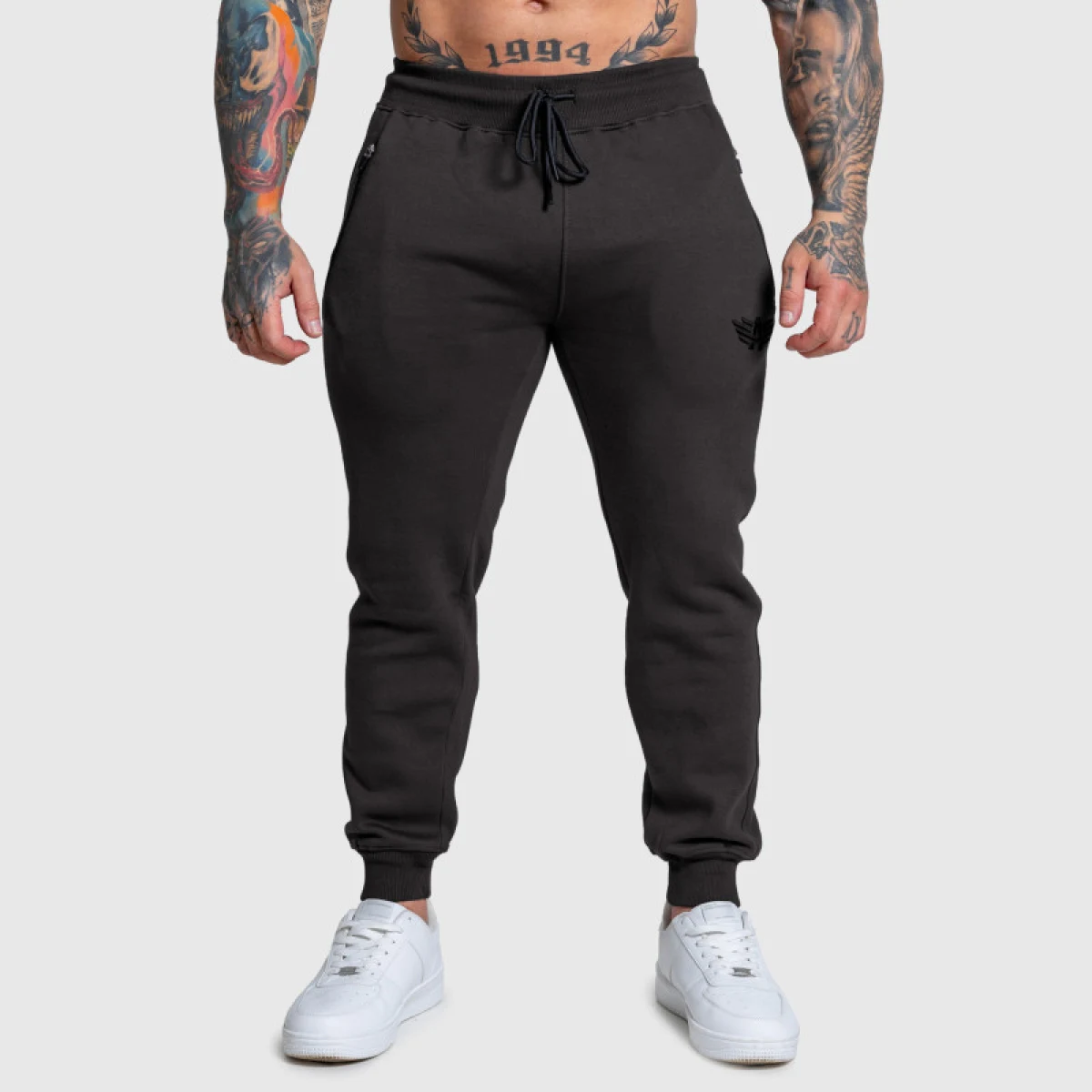 Jogger melegítőnadrág Iron Aesthetics Round, szürke · záber 2