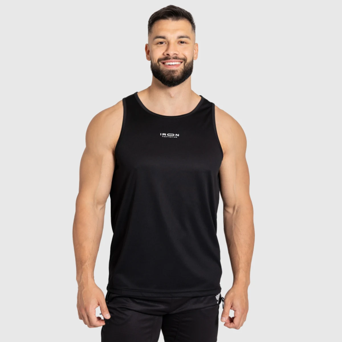 Férfi sportos atléta Iron Aesthetics Athlete, fekete · záber 2
