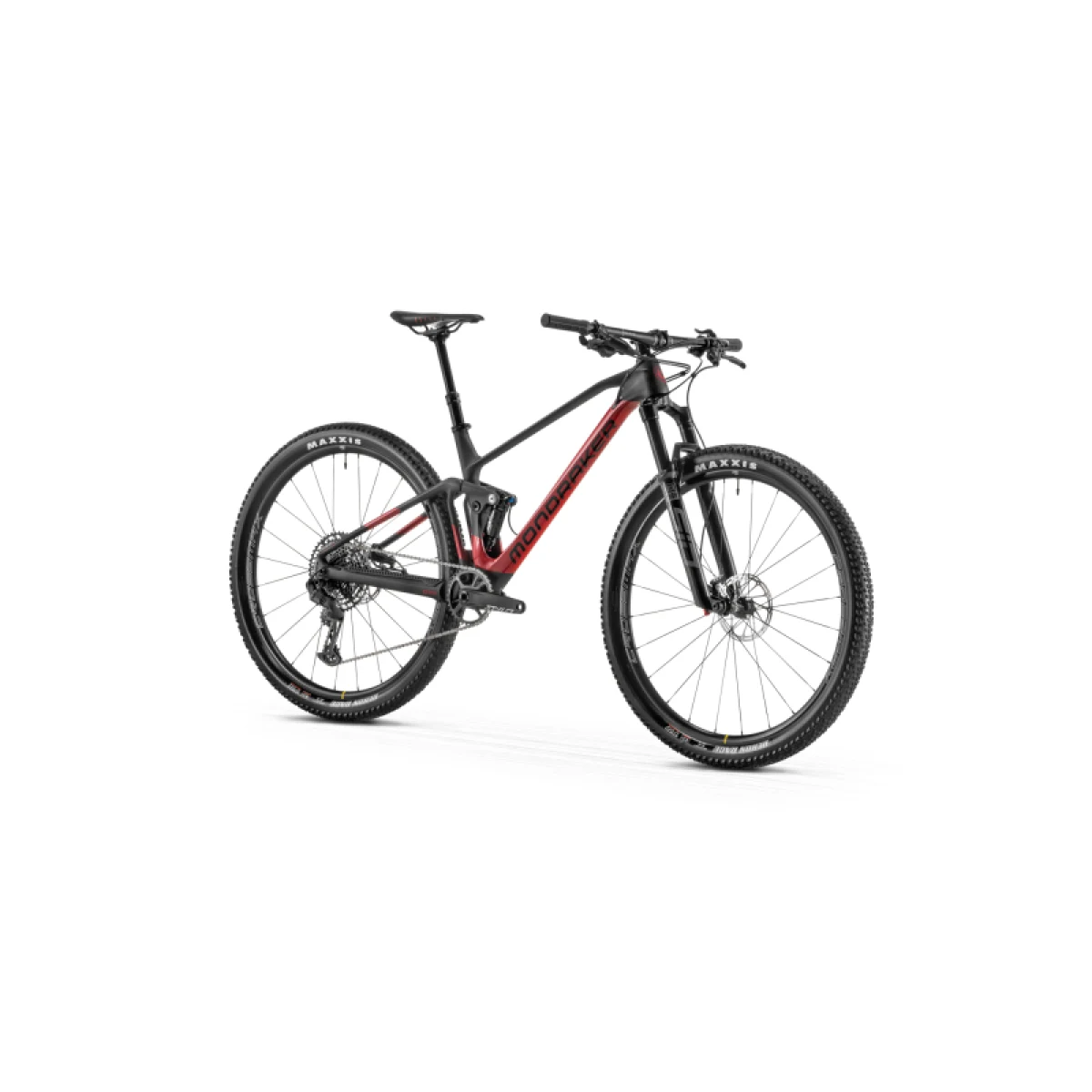 Túrázó kerékpár MONDRAKER F-Podium Carbon DC, carbon cherry red · záber 2