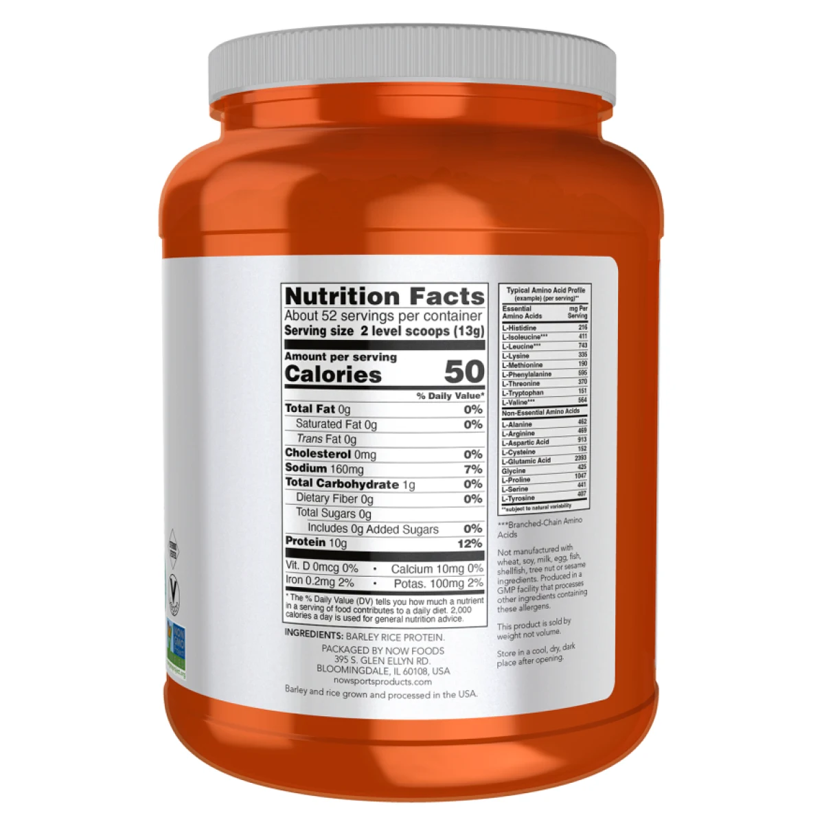 Barley Rice Protein Powder 680g Árpa-rizs fehérje por · záber 2