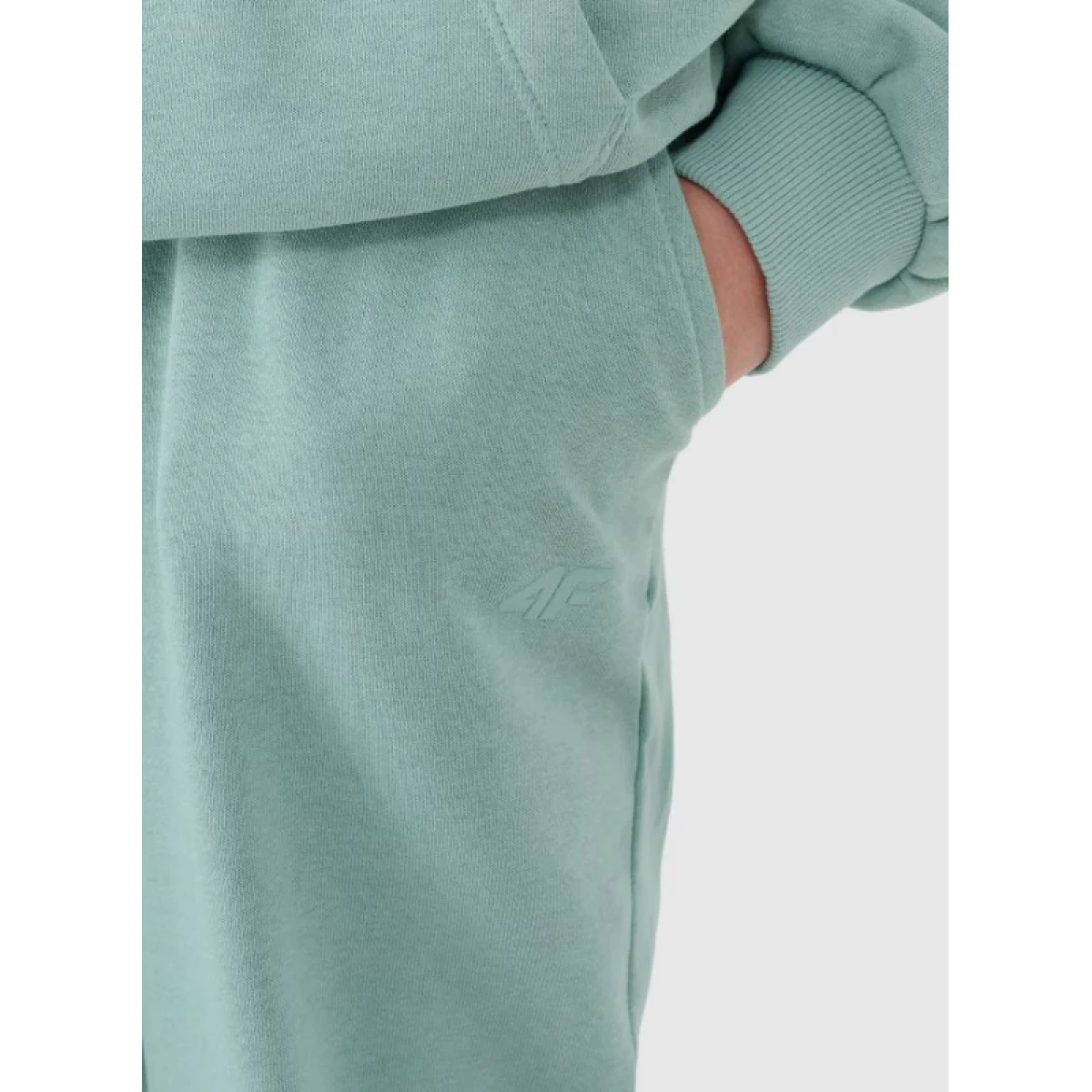Lány melegítőnadrágok 4F JUNIOR TROUSERS CAS F0950-47S-MINT · záber 2