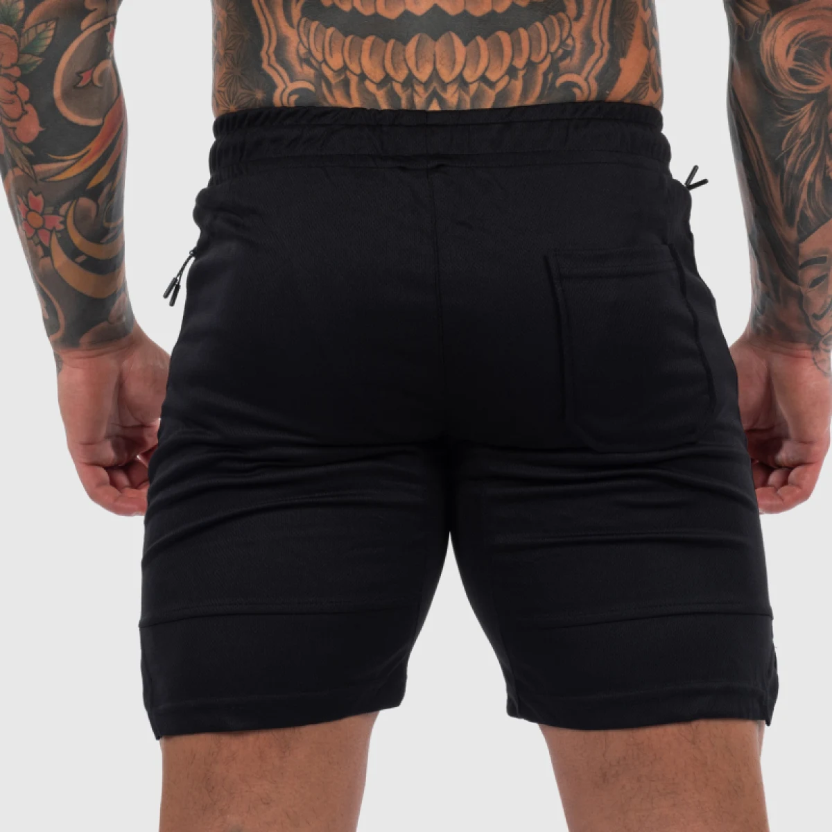 Sportos short Iron Aesthetics Lightning, fekete · záber 3